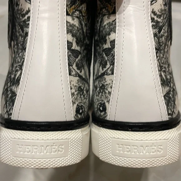 HERMES JIMMY SNEAKERS SIZE 38 - Picture 11 of 12